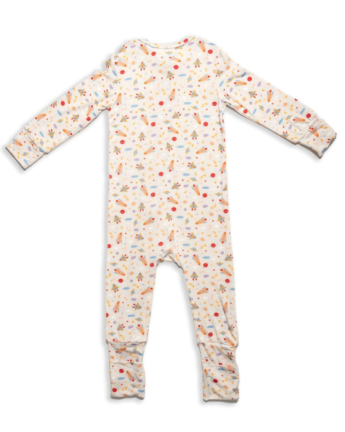 Rocketship Bamboo Toddler Pajamas – Romper