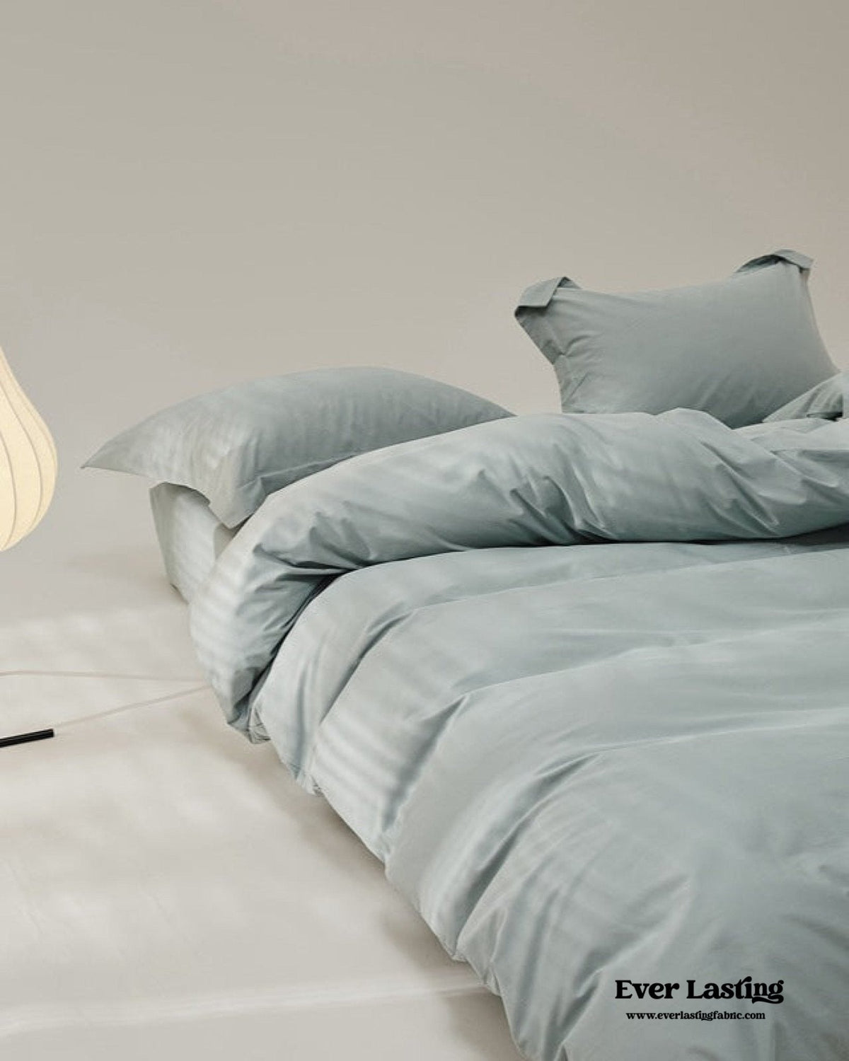 Velvære Luxe Solid Color Cotton Bedding Set / White