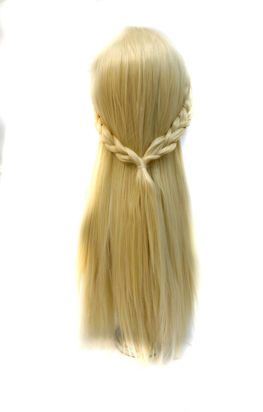 VIP Extensions Bleach Blonde Straight Synthetic Lace Front Wig 24" 613 (97)